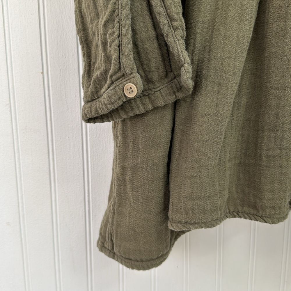 FREE PEOPLE X CP SHADES YOKO TUNIC /DRESS 
SIZE LARGE  OLIVE/ POPULAR / SOLD OUT - Picture 5 of 7